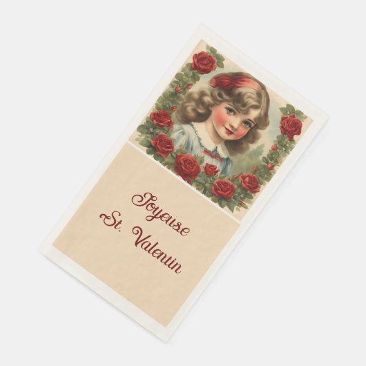 Serviette En Papier Saint-Valentin (Coin)