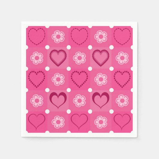 Serviette En Papier Saint Valentin (Devant)