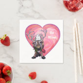 Serviette En Papier Saint Valentin (En situation)