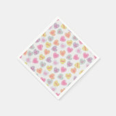 Serviette En Papier Saint Valentin bonbons coeurs napkin (Coin)