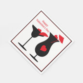 Serviette En Papier Saint Valentin Cocktails Simple Party (Coin)