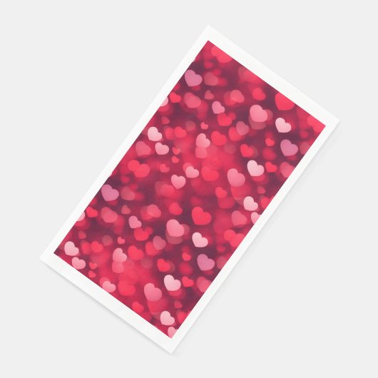 Serviette En Papier Saint Valentin coeur Arrière - plan (Coin)