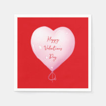 Saint-Valentin cœur heureux personnalisé rouge vif