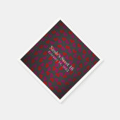 Serviette En Papier Saint Valentin Coeurs Anniversaire Fête (Coin)