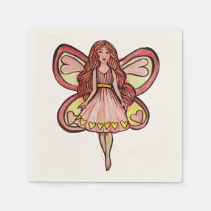 Serviette En Papier Saint Valentin Fairy Love