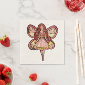 Serviette En Papier Saint Valentin Fairy Love (En situation)