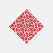 Serviette En Papier Saint Valentin Mariage Rouge Blanc Parties scintil (Coin)