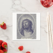 Serviette En Papier Saint Visage de Jésus (En situation)