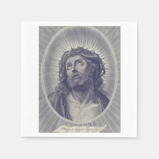 Serviette En Papier Saint Visage de Jésus (Devant)
