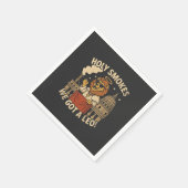 Serviette En Papier Sainte Fumée Pape Léon XIV Église chrétienne (Coin)