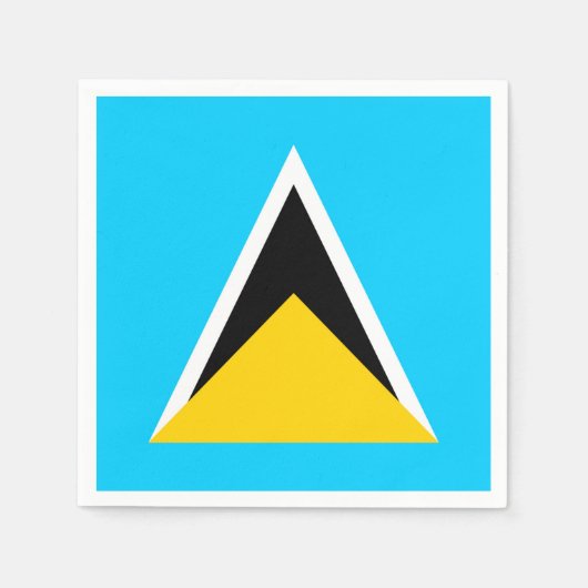 Serviette En Papier Sainte-Lucie (Devant)