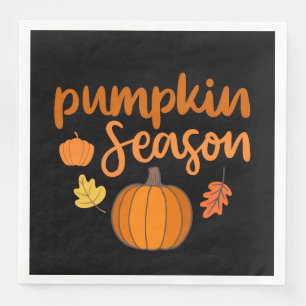 Serviette En Papier Saison citrouille automne