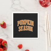 Serviette En Papier Saison Citrouille Rétro mignon cadeau automne Hall (En situation)