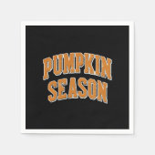 Serviette En Papier Saison Citrouille Rétro mignon cadeau automne Hall (Devant)