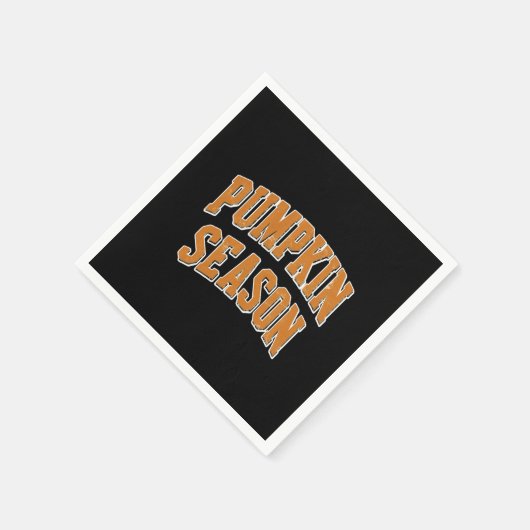 Serviette En Papier Saison Citrouille Rétro mignon cadeau automne Hall (Coin)