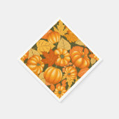 Serviette En Papier Saison d'automne Halloween Citrouille Motif (Coin)