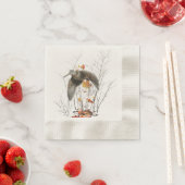 Serviette En Papier Saison de chasse à la bécasse (En situation)