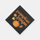 Serviette En Papier Saison de citrouille automne (Coin)