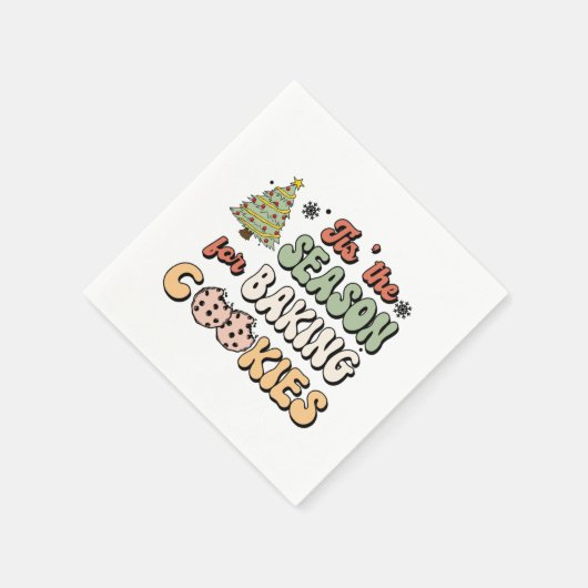 Serviette En Papier Saison de Noël pour les biscuits (Coin)