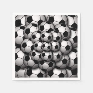Serviette En Papier Saison de soccer serviettes