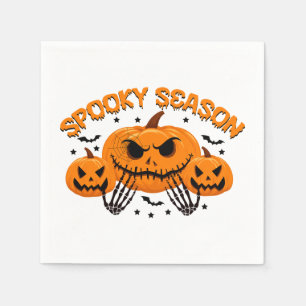 Serviette En Papier Saison éffrayante