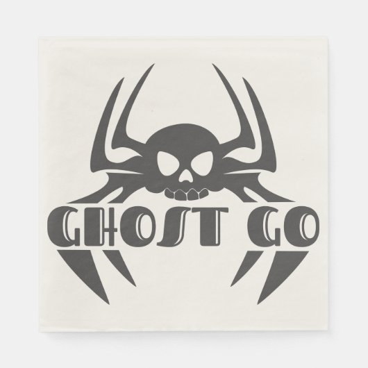 Serviette En Papier Saison Éffrayante de Ghost Go (Devant)