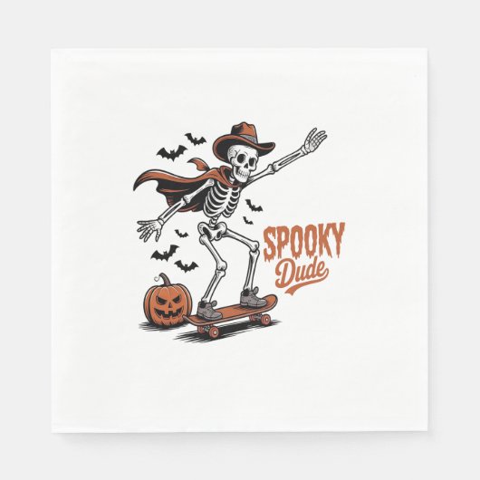 Serviette En Papier Saison Éffrayante éffrayante Dude (Devant)