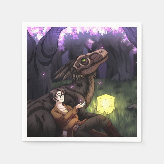 Serviette En Papier Saison Sakura (Devant)