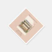 Serviette En Papier sakura maison de thé traditionnelle destination ma (Coin)