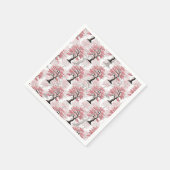 Serviette En Papier Sakura Rose Cherry Fleur Arbre Design (Coin)