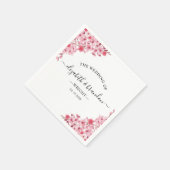 Serviette En Papier Sakura Wedding – Cherry Blossom Theme (Coin)