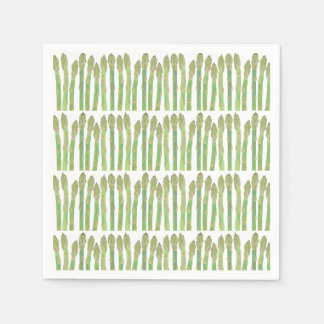 Serviette En Papier Salade d'asperges