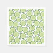 Serviette En Papier Salade de concombre (Devant)