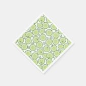 Serviette En Papier Salade de concombre (Coin)