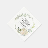 Serviette En Papier Salade de plantes eucalyptus Citrouille Fête de ma (Coin)