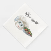 Serviette En Papier Salade du Chef (Coin)