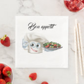 Serviette En Papier Salade du Chef (En situation)