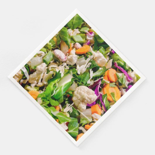 Serviette En Papier Salade mixte (Coin)
