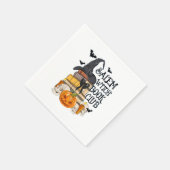 Serviette En Papier Salem Witch Book Club Halloween (Coin)