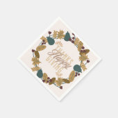 Serviette En Papier Salle de bain moderne Thanksgiving (Coin)
