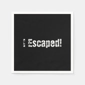 Serviette En Papier "Salle d'évasion" Papier de table (Devant)