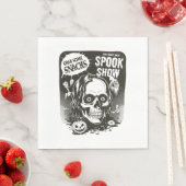 Serviette En Papier Salon vintage Halloween Spook (En situation)