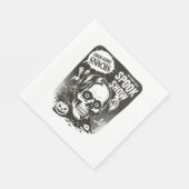 Serviette En Papier Salon vintage Halloween Spook (Coin)