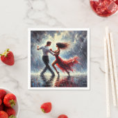 Serviette En Papier Salsa dance (En situation)