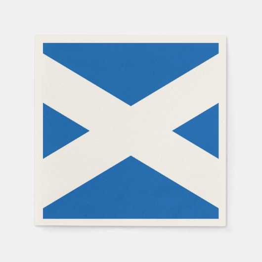 Serviette En Papier Saltire ~ Drapeau de l'Ecosse (Devant)