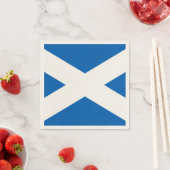 Serviette En Papier Saltire ~ Drapeau de l'Ecosse (En situation)