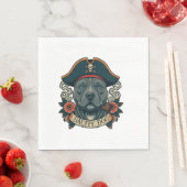 Serviette En Papier Salty Dog Pitbull (En situation)