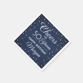 Serviette En Papier Salue chaque année Anniversaire Parties scintillan (Coin)