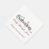 Serviette En Papier Salut (Coin)