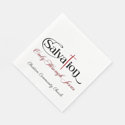 Serviette En Papier Salut (Coin)